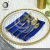 Import Factory  plastic sequin   Wedding  decoration Plate Chargers 13 Inch Wholesale Wedding Plates Gold Beaded from China