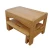 Import Factory Price 2Tiers Safety Wooden Step Stool Set from China