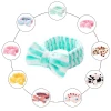 Factory Price Hot New Pink Hair Ribbon Spa Bath Shower Make Up Wash Face Cosmetic Headband Hair Band