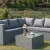 Import Factory price L shape PE wicker rattan outdoor furniture garden sofa sets from China