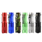 Factory Price Mini Zoom Aluminum Alloy Led Flashlight Torch Promotional Gift Custom Logo