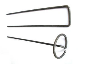 factory supply 11GA U-turf nail/U type sod staples for gardens/Galvanized Grass Pin