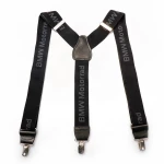 Factory Wholesale Elastic Y Back Style Custom Printing Boys Suspenders Men with Strong Metal Clips
