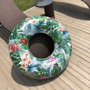 factory wholesale hot newest inflatable beach toys high quality vintage cali tube float inflatable swimming ring for adults