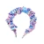 Import Factory wholesale silk tie dye shape headband for women from China