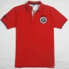 fading brand red contrast collar mens polo shirt apparel