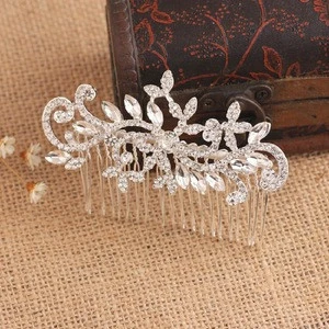 Fashion Crystal Shiny Hairpins For Wedding Hair Accessory Floral Bridal Hair Clips