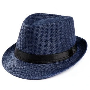 Fashion Custom Fedora Straw Hat Men Women Summer Beach Jazz Hats