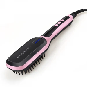Fashion Hair Straightener Comb Straightening Brush DIY Salon Hairdressing Styling Tool