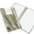 Import Fashion OEM double spiral notebook 100 sheets with yellow paper from China