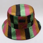 Fashion trend ins style retro print mixed color lace ladies bucket hat/bucket fishermen hat for lady