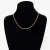Import fashion women men jewelry custom brass copper rope chain high quality long chain 14k 18k gold  necklace from China