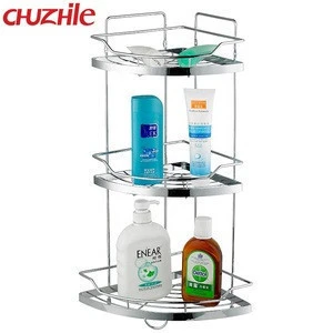 Fashionable Corner Shower Caddy, Stainless Steel Bathroom Shelf, Bathroom Rack