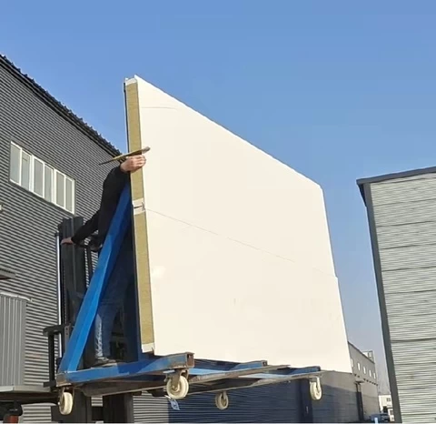 Fresh Look at Buy Fireproof Rock Wool Pu Sandwich Insulated Exterior Wall Panel