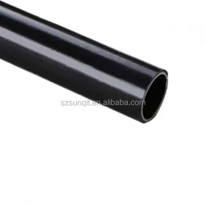Flexible ESD coated steel tube for roller conveyor racking assemble