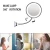 Import Flexible LED Lighted Makeup Mirror Bathroom 10 x Magnification Vanity Mirror with Suction Cup from China