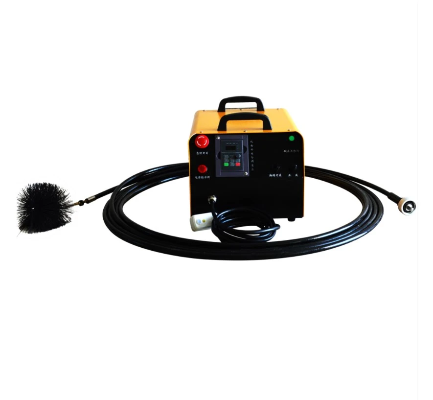 Flexible shaft pipe duct cleaning equipment rotary brush air duct cleaner