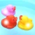 Import Floating LED light up PVC rubber duck bath toy for baby playing from China