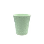 Flower Pots Small to Large Sized Round Planter Pots Ceramic Plants Containers Succulent Pots  Green Garden Pot