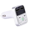FM wireless transmit with with bluetooth hands free mp3 player radio car mp3 music kit Dual usb car charger adapter