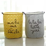folding bin portable drawstring laundry basket cartoon style kids laundry basket tote bag baby toy laundry bakset