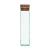 Import Food grade flat bottom glass test tube with cork wholesale from China