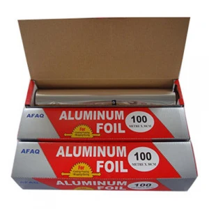 Food Grade household Disposable Heavy duty 30cm 45cm width  kitchen use aluminum foil roll