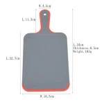 Food Grade Non-slip Feet Reversible Blocks Mats Cutting Chopping Boards Plastic