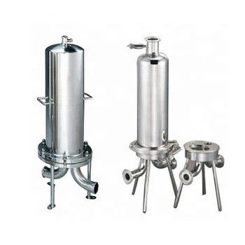 Food grade stainless steel filter cartridge housing for coconut oil filtration