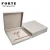 Import FORTE suit ring earring pendant bangle gold jewellery box jewelry set packaging boxes from China