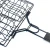 Import Four hamburger grill basket with black non stick for vegetable meat  bbq tools from China