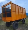 Four Wheel Harvester Tipping ( Dumping ) Trailer Trolley Suagarcane Harvester TRAILER