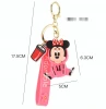 Free Shipping Mickey Minnie Stitch Keychains Model Toy Action Figure Strap Band Kids Gift