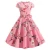 Import French Vintage Style Prom Dress With Big Swing Floral Print Elegant Casual Women Dress from China