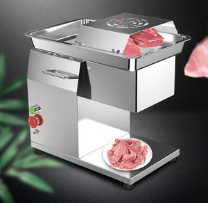 Full automatic Stainless Steel Fresh Meat Slicer Meat Grinder Cutter 150kg/h beef Slicing machine dicer machine
