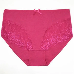 Buy Full Cotton Large Size Ladies Mommy Panties Foreign Trade