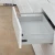 Import full extension blumot soft close tandem metal box drawer slide 85mm height luxury metal box from China