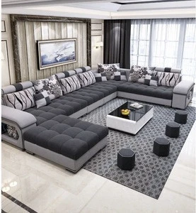 Furniture Factory Provided Living Room Sofas/Fabric Sofa Bed Royal Sofa set 7 seater living room Furniture designs
