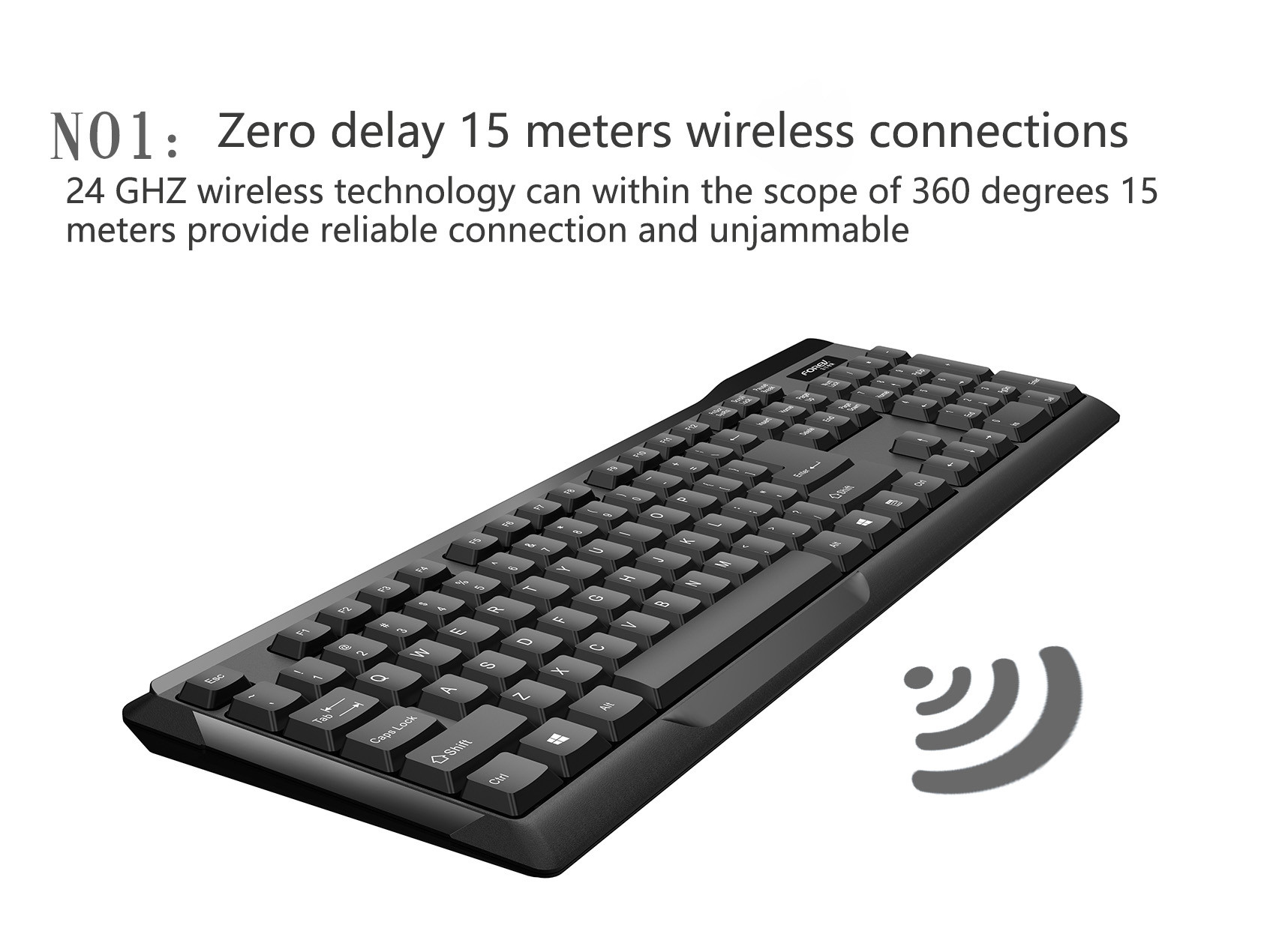 Buy Fv-300 Wireless Keyboard And Mouse Set Notebook Desktop Computer ...