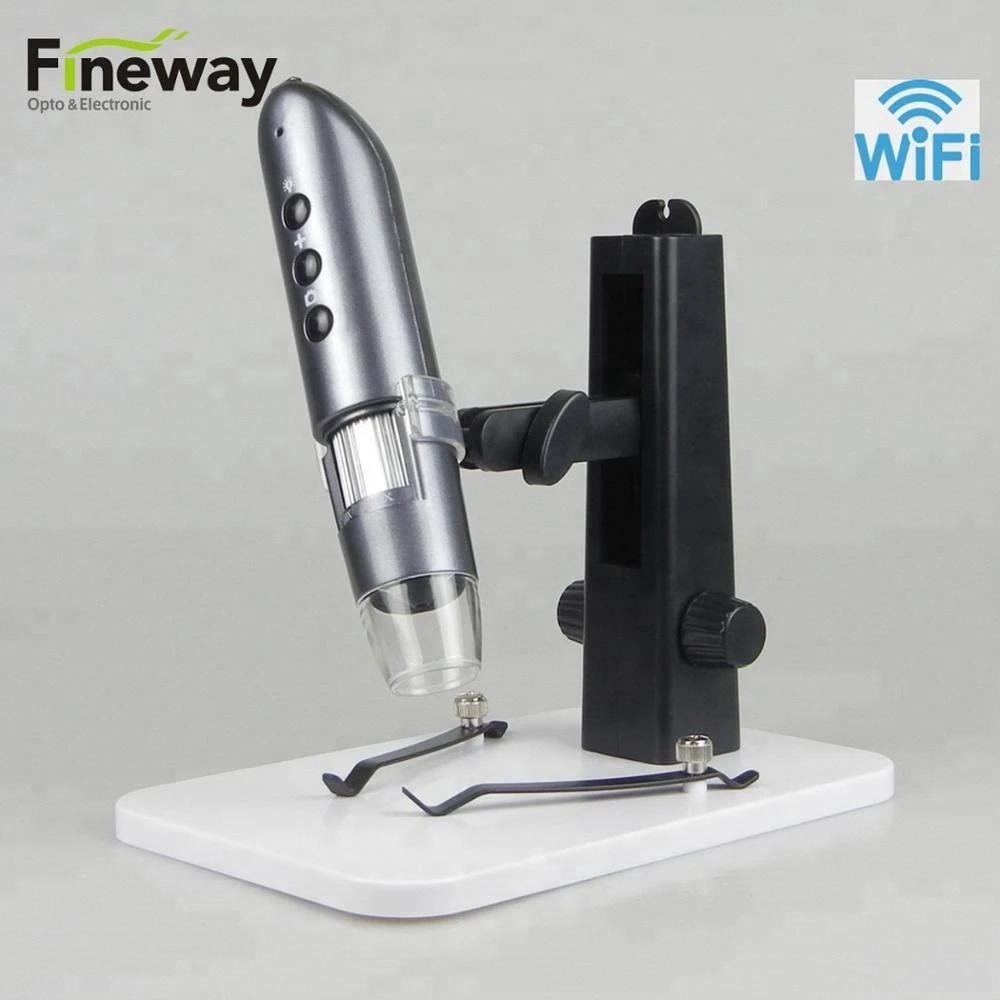 FW-W1000 1000X High Power Focusing Wifi Skin Hair Analyzer Digital Microscope with Working Stage