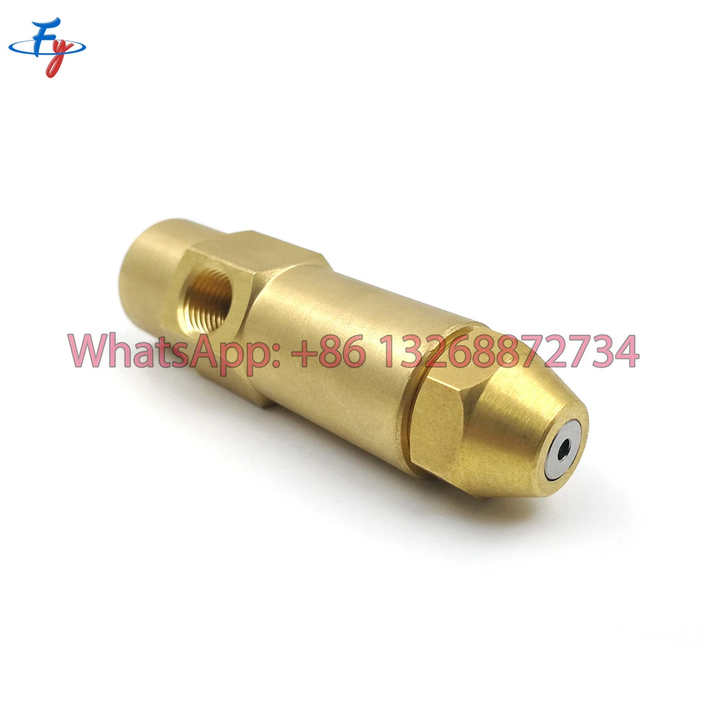 FY Fuel Oil Air Atomizing Nozzle 1.0mm, Fuel Injection Nozzle, Siphon Burner Waste Oil Burner Nozzle and Ring of Fire