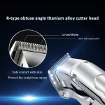 G9 Hair Trimmer Metal Shell Cordless Trimmer Men 0mm Baldheaded Hair Clipper Finish Hair Cutting Machine