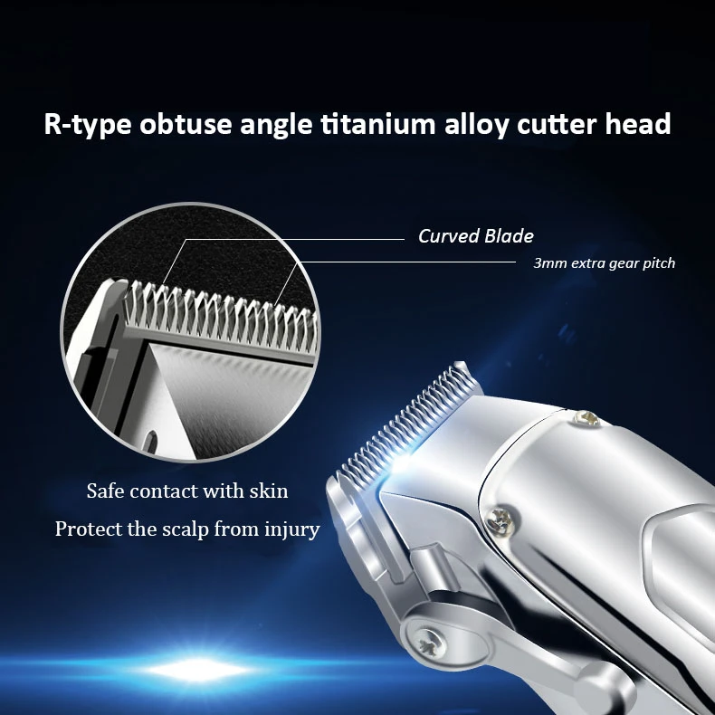 G9 Hair Trimmer Metal Shell Cordless Trimmer Men 0mm Baldheaded Hair Clipper Finish Hair Cutting Machine