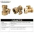 Import Garden Heavy Duty Brass One Way Water Hose Connector from China