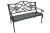 Import garden Outdoor Cast Aluminum Patio Conversation Commercial-Grade  Bench from China