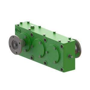 gearbox electric motor cylindrical cylinder gear speed reducer steel plate welded hard tooth surface reducer
