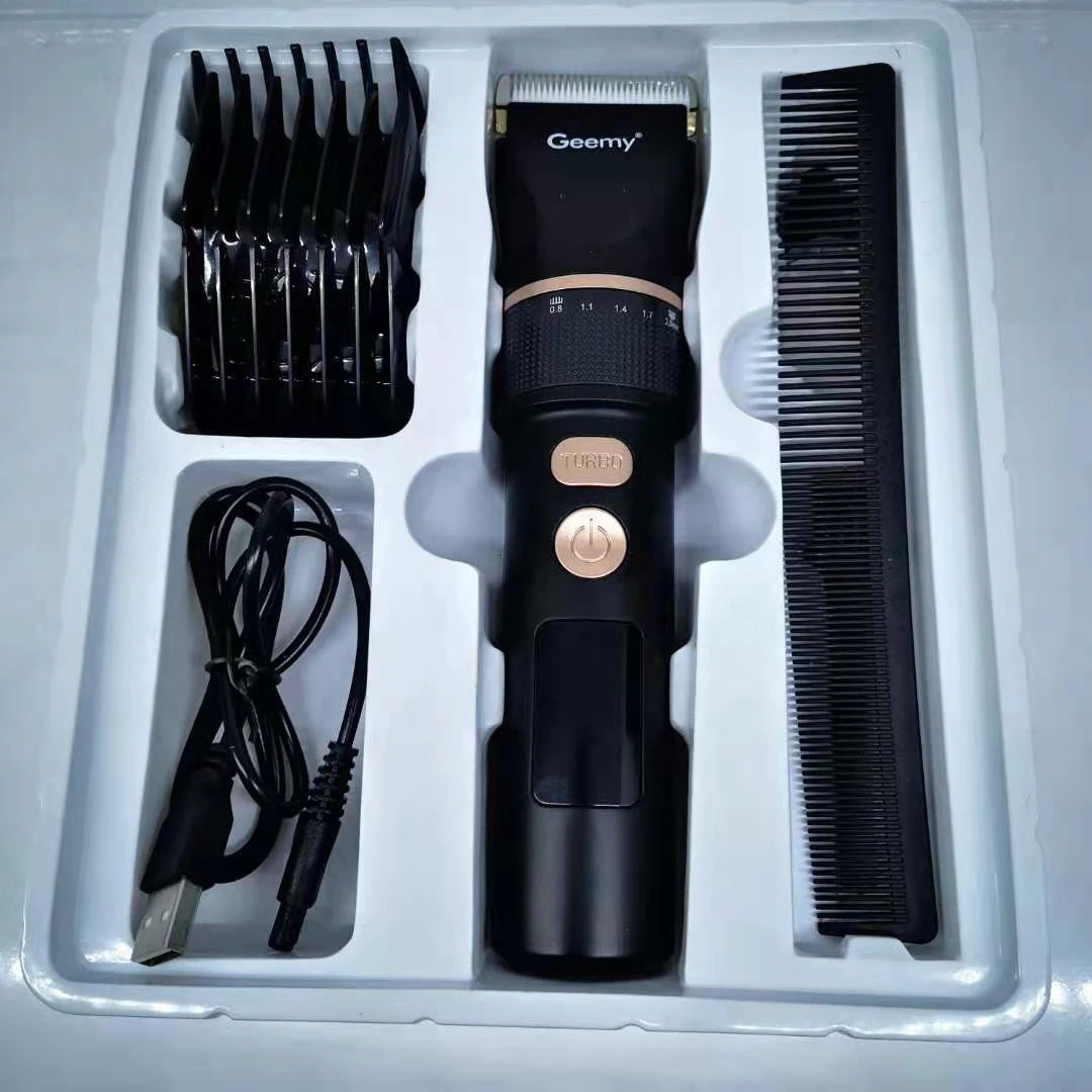 GEEMY GM6609 Electric Hair Clippers And Trimmers Hair Trimmer Men Professional Rechargeable Trimmers