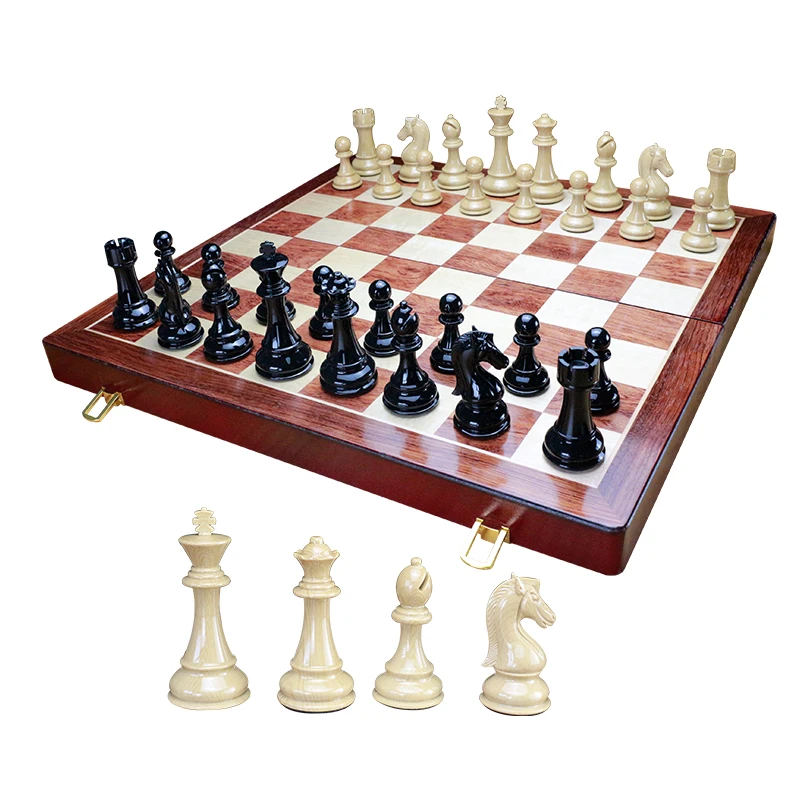Giant mini chess set antiq wooden,wooden chess sets large pieces magnetic,hand made wooden chess set
