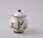 Glass sugar pot ceramic sugar pot sugar pot