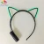 Import Glow in the dark Headwear LED Headband EL Cat Ear Headband from China